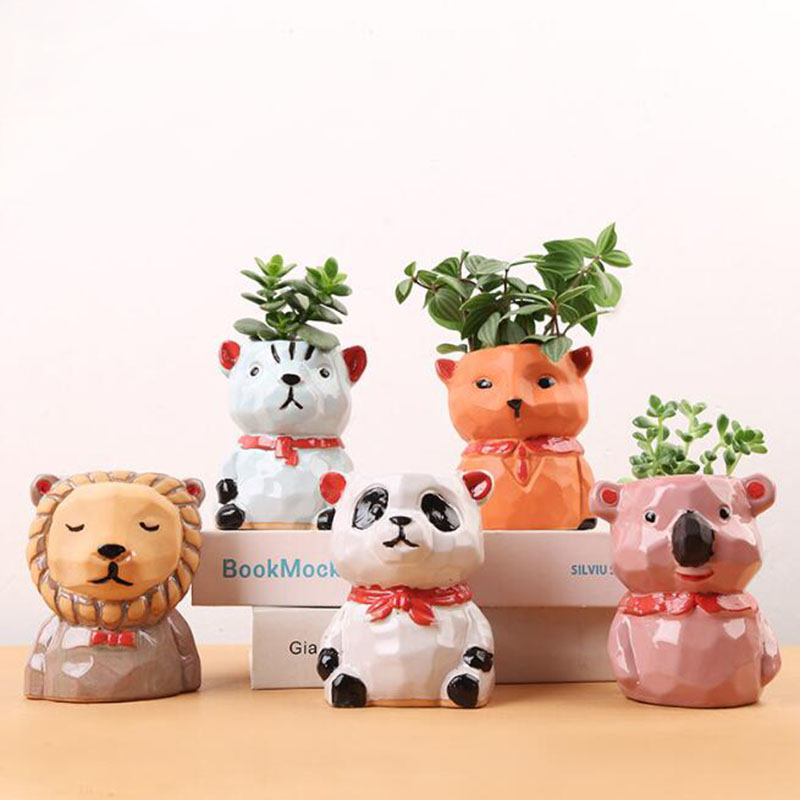 Creative Cartoon Animal Fleshy - Bonsai Garden Europe ulasan dan harga