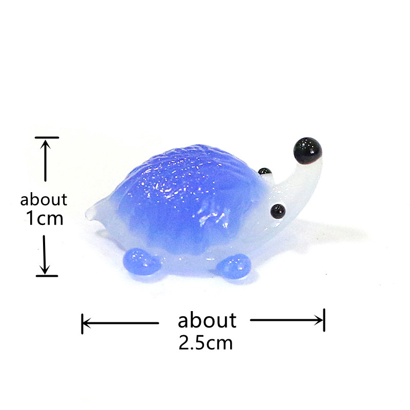 Handmade Mini Glass Hedgehog F - Bonsai Garden In Japan ulasan dan harga