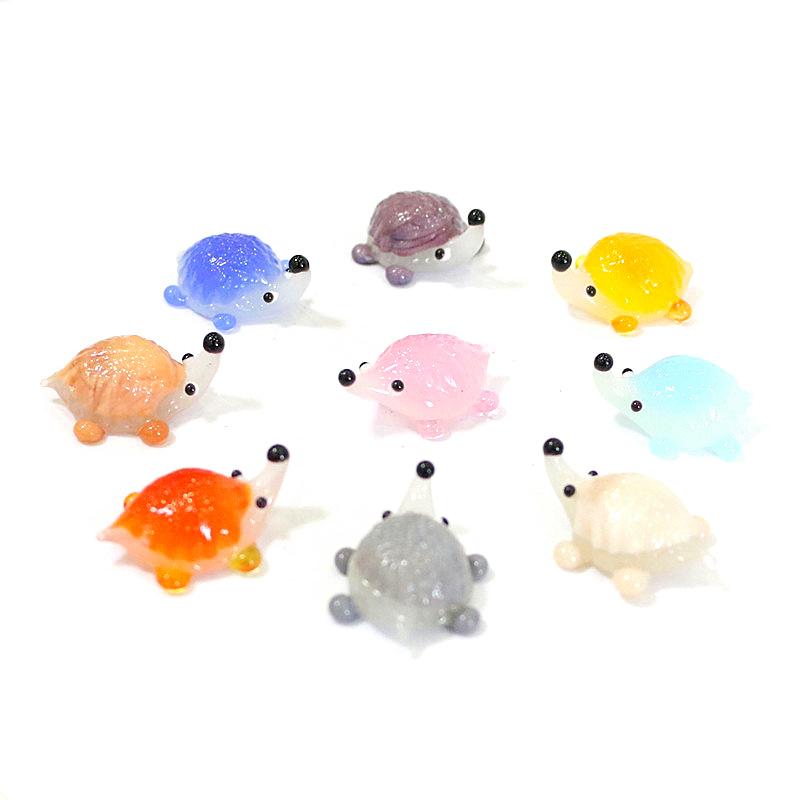 Handmade Mini Glass Hedgehog F - Bonsai Garden In Japan ulasan dan harga