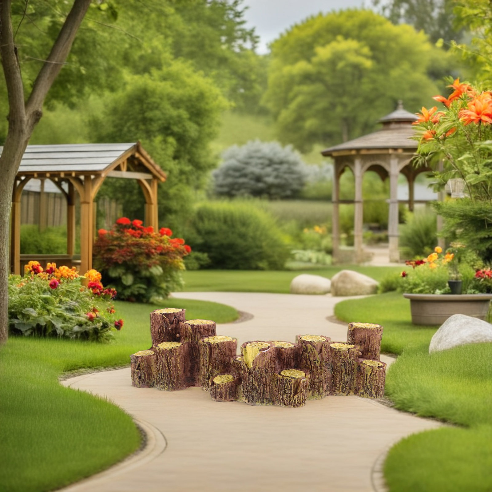 3Pcs Resin Micro Landscape Tre - Landscape Bonsai Garden ulasan dan harga