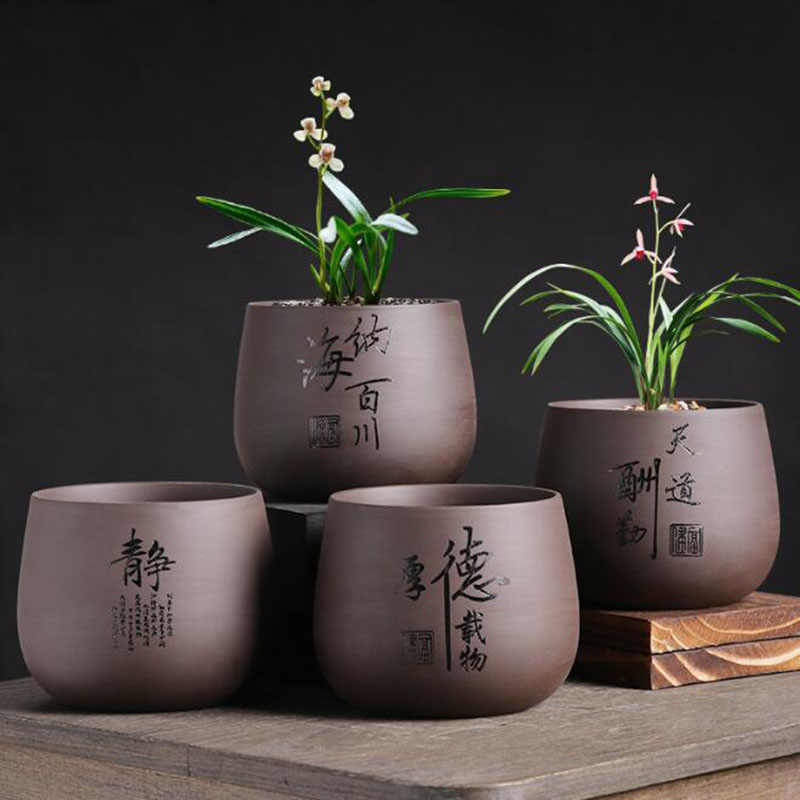 Chinese Style Purple Clay Flow - Bonsai Garden Europe ulasan dan harga