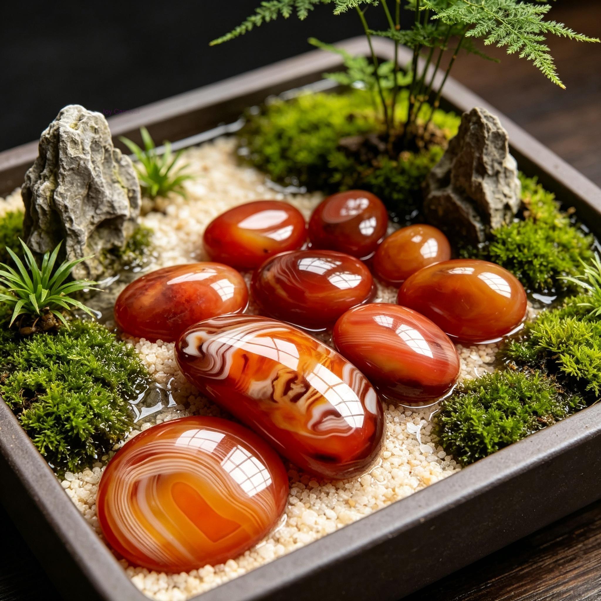 Pebbles Natural Crystal Stone  - Bonsai Garden Layout ulasan dan harga