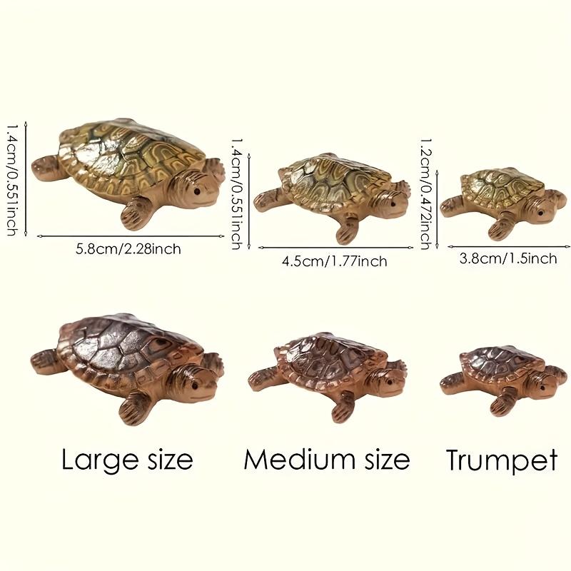 6 Mini Turtle Statues for Aqua - Landscape Bonsai Garden ulasan dan harga