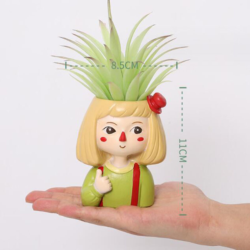 Creative Resin Cute Clown Girl - Bonsai Garden Europe ulasan dan harga