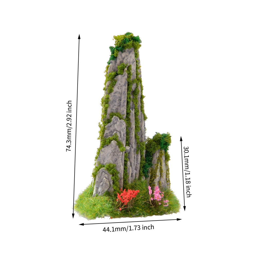 Diy Model Making Miniature Roc - Bonsai Garden Layout ulasan dan harga