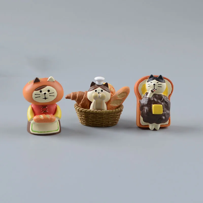 Zakka Style Cartoon Cat Bread  - Bonsai Garden In Japan ulasan dan harga