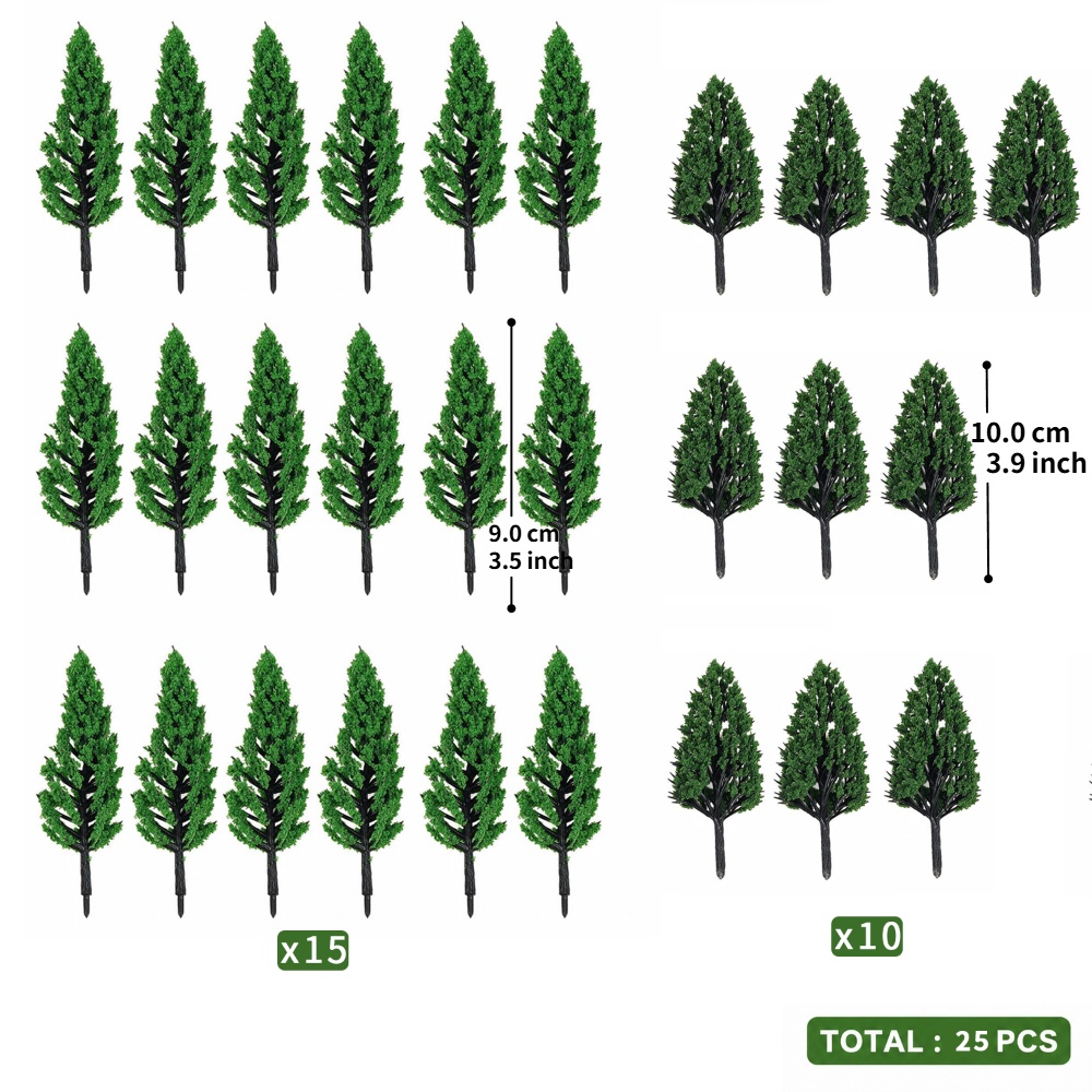 Miniature Model Trees Realisti - Bonsai Garden Layout ulasan dan harga