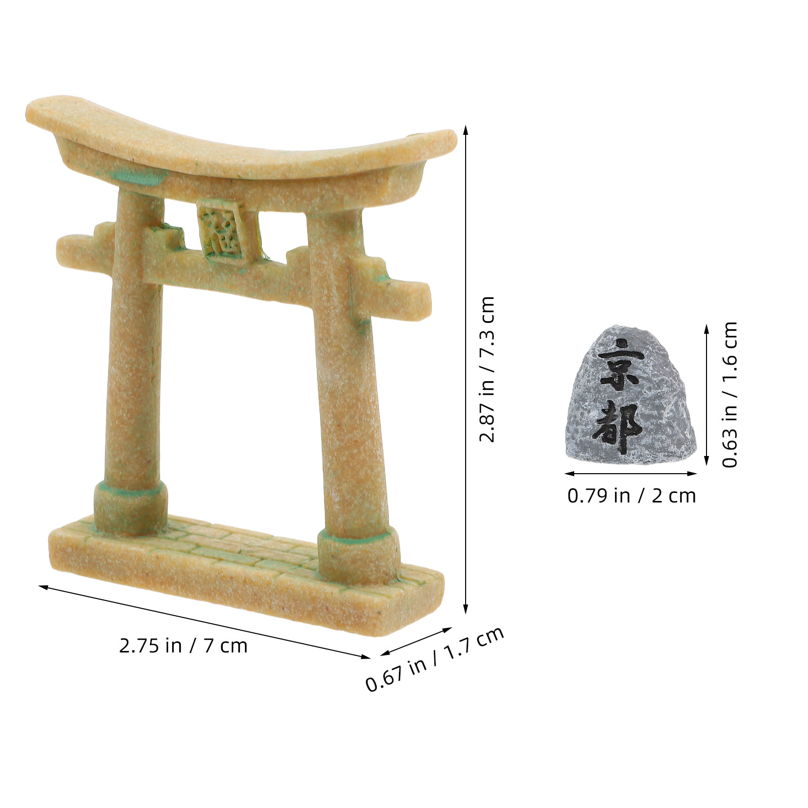 Japanese Torii Gate Ornament K - Bonsai Garden In Kyoto ulasan dan harga