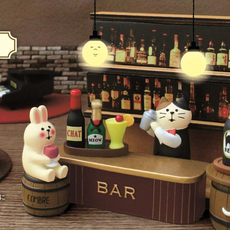 Scene Decoration Bar Series Bo - Bonsai Garden In Japan ulasan dan harga