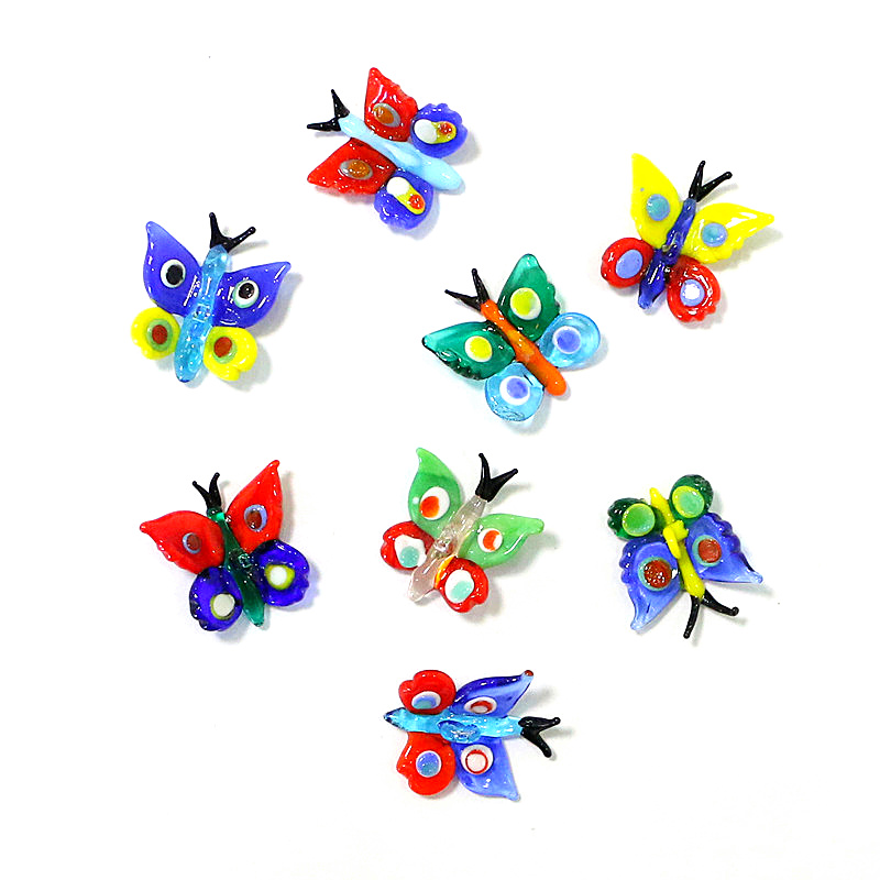 Mini Glass Butterfly Pendant C - Bonsai Garden Europe ulasan dan harga