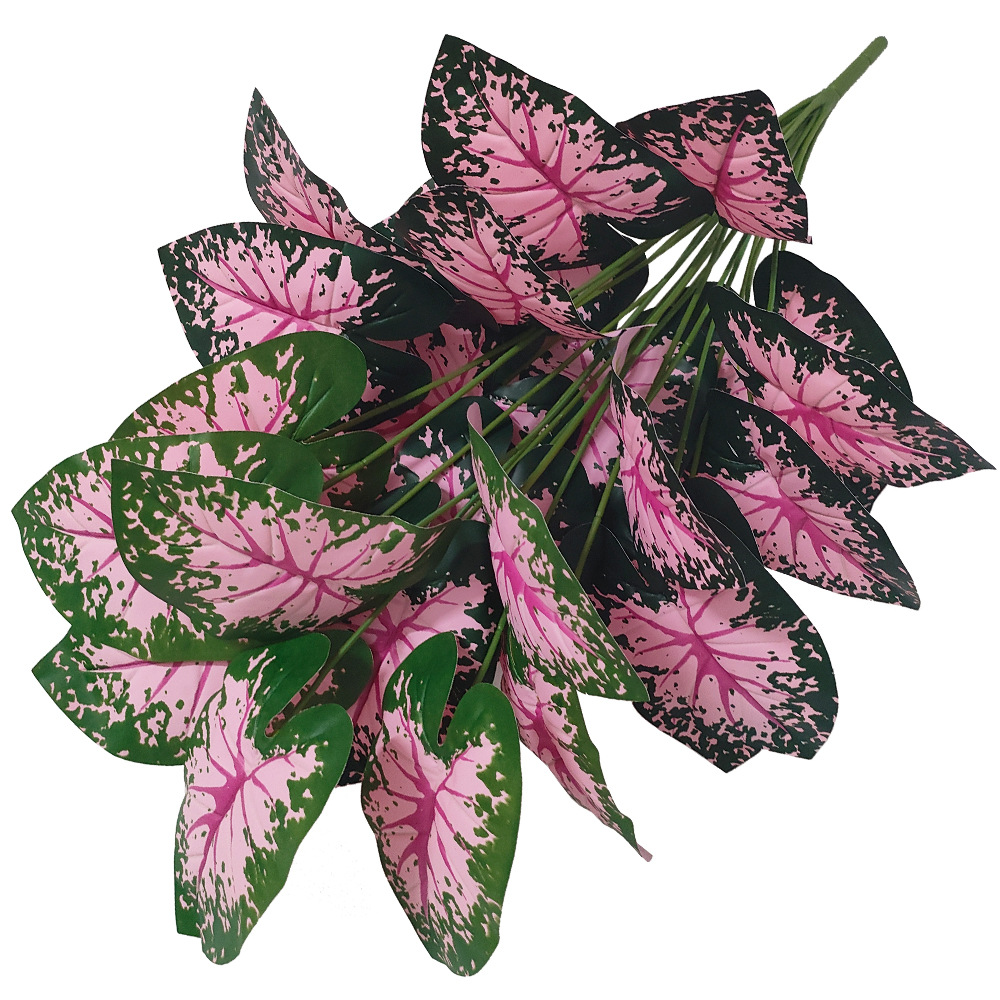Pink Leaf Potted Plants Fake A - Bonsai Garden Zen ulasan dan harga
