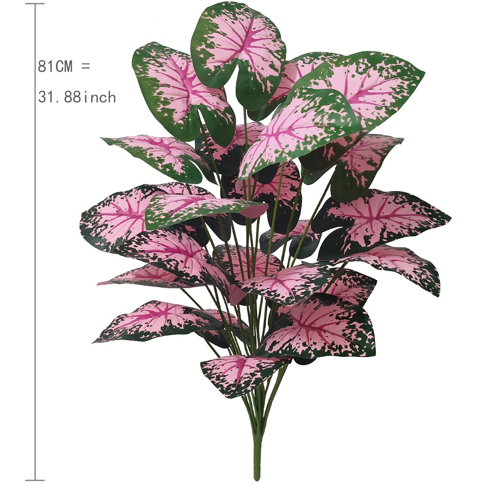 Pink Leaf Potted Plants Fake A - Bonsai Garden Zen ulasan dan harga