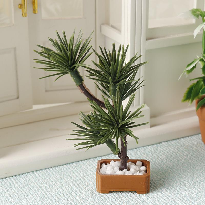 1Pcs 1/12 Dollhouse Simulation - Landscape Bonsai Garden ulasan dan harga