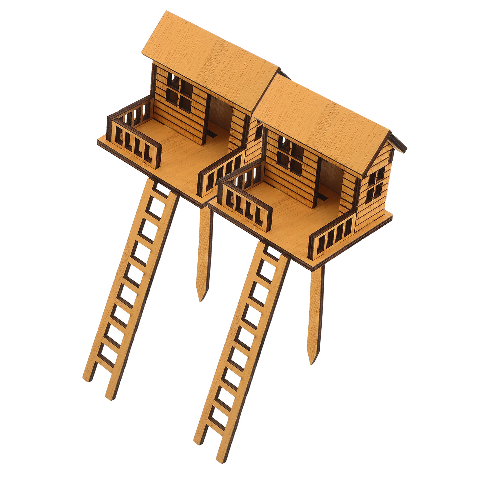 Miniature Wood Treehouse Natur - Landscape Bonsai Garden ulasan dan harga