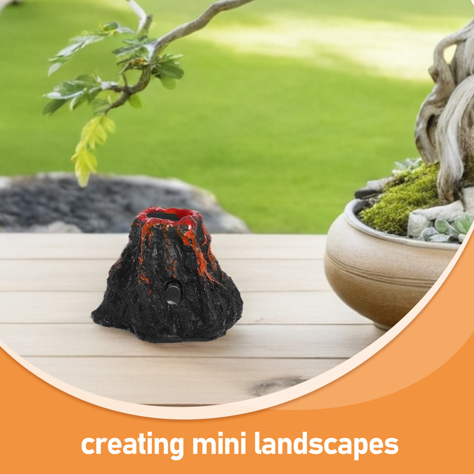 2Pcs Micro Landscape Bonsai Vo - Landscape Bonsai Garden ulasan dan harga