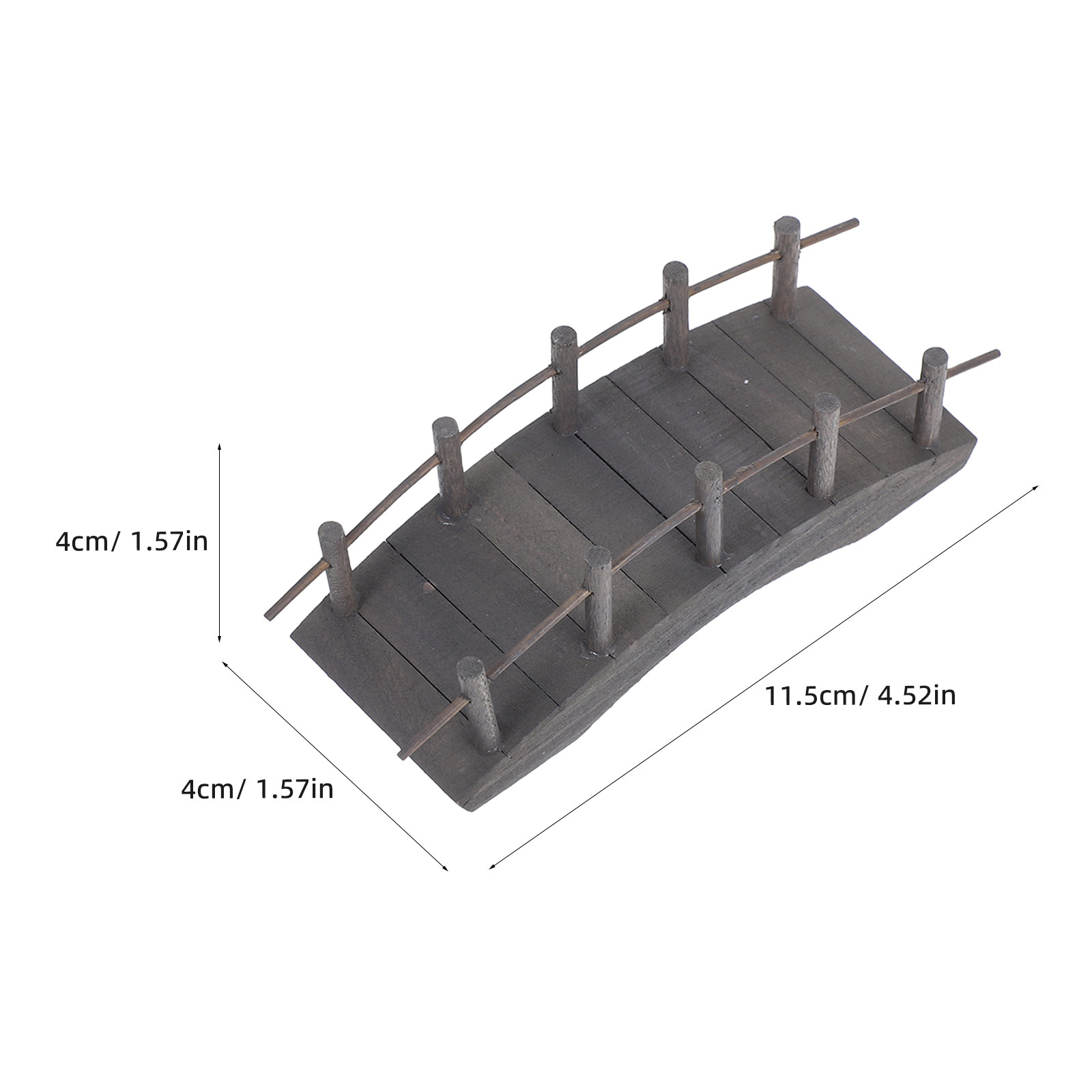 Mini Wooden Arch Bridge Vintag - Bonsai Garden Europe ulasan dan harga