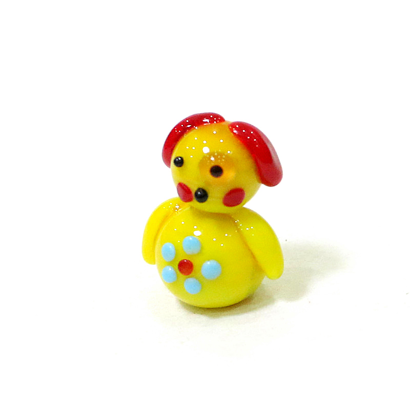 Cute Handmade Mini Glass Dog F - Bonsai Garden In Japan ulasan dan harga
