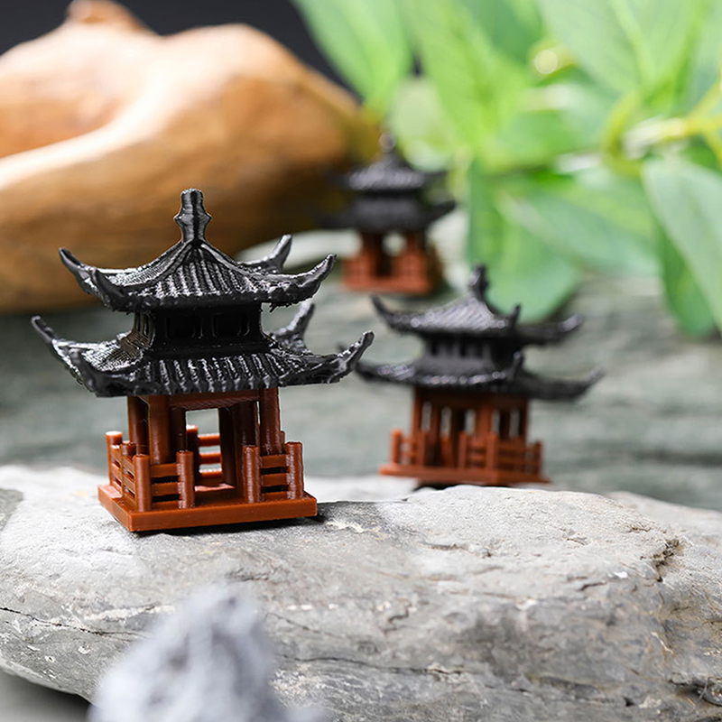 Mini Pagoda Statue Fairy Garde - Bonsai Garden Zen ulasan dan harga