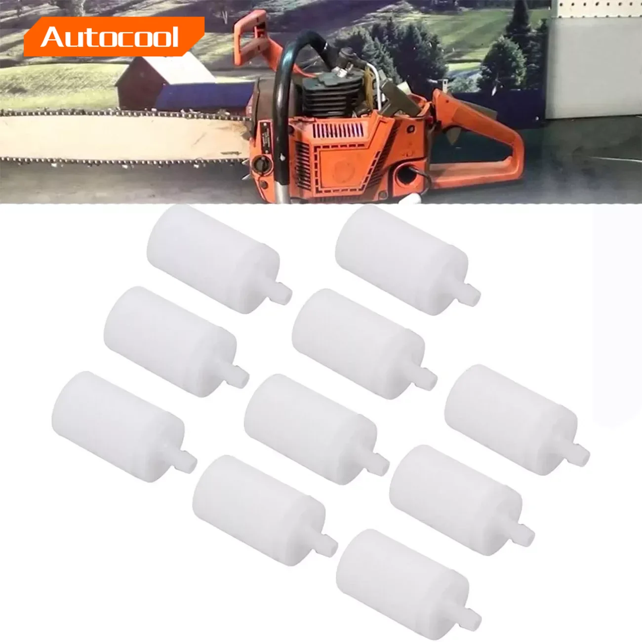 10PCS Chainsaw Fuel Filters 5m - Husqvarna Chainsaw 450 ulasan dan harga