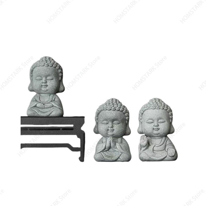 Mini Green Sandstone Buddha Fi - Bonsai Garden Layout ulasan dan harga