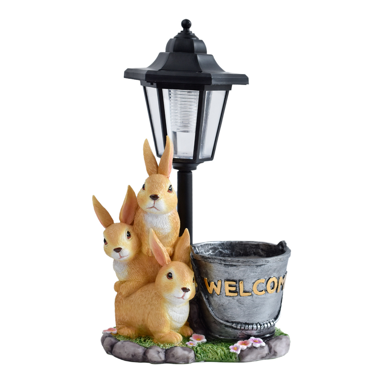 New rabbit solar garden light  - Landscape Bonsai Garden ulasan dan harga